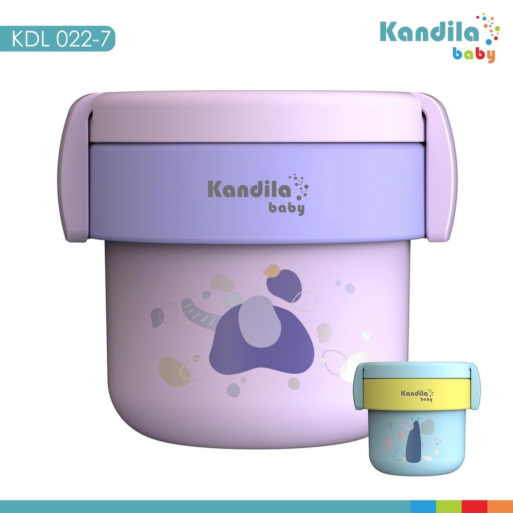 Kandila Baby Kdl022-7 Kdl022-8 Stainless Steel Food Jar With Spoon & Fork - Foodjar - Tempat Makan