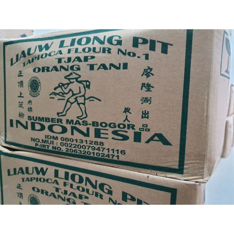 

Tepung Tapioka Cap Liauw Liong Pit Isi 10 Bungkus , 1 Dus Gojek/Grab Only