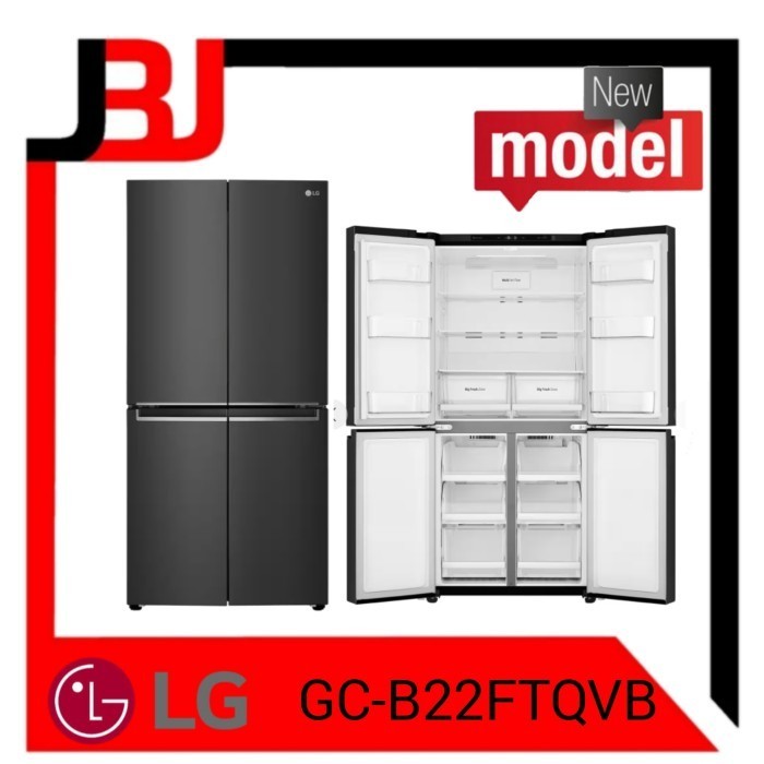 [Baru] Kulkas 4 Pintu Lg Multidoor Gcb22Ftqvb Gc-B22Ftqvb Gcb22 Lg Kulkas Berkualitas