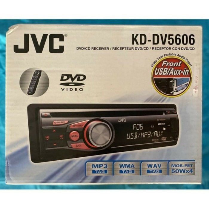 [Baru] Headunit Single Disc Jvc Kd-Dv5606 Berkualitas