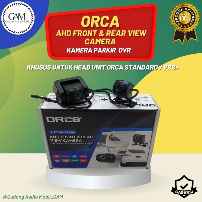 [Baru] Kamera Dvr Orca Depan Belakang / Camera Dvr Orca / Camera Dvr Mobil Terbatas