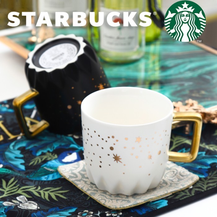 GELAS STARBUCKS KERAMIK MUG STARBUCKS STARRY SKY GALAXY BAHAN PORSELEN