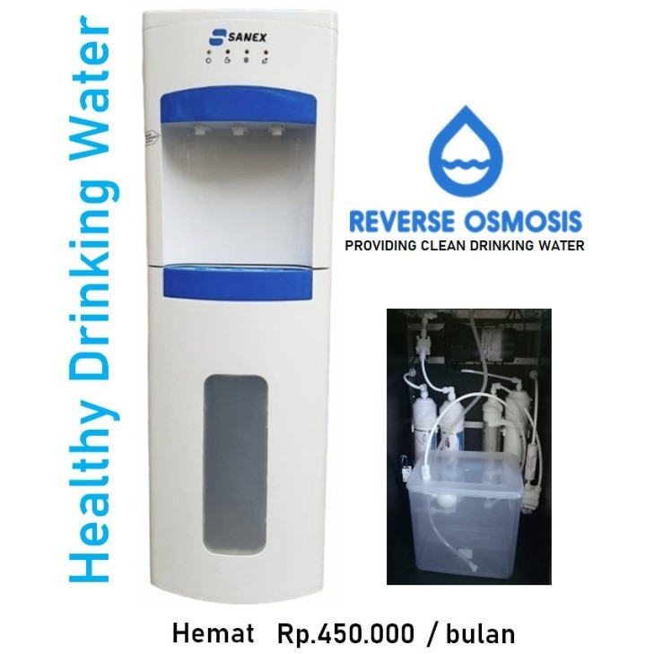 DISPENSER RO MIYAKO REVERSE OSMOSIS FILTER AIR