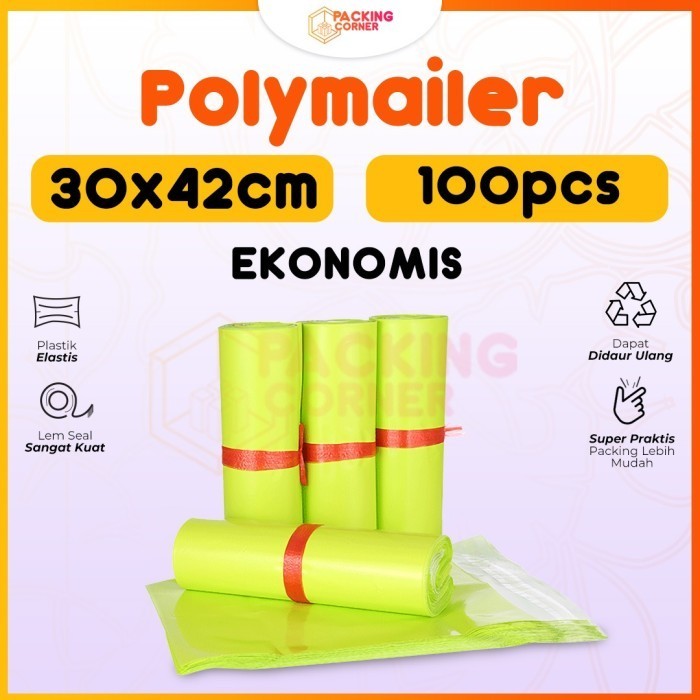 

Plastik Packing Polymailer Amplop Hijau Muda 30 X 42 100 Pcs 100 Pcs