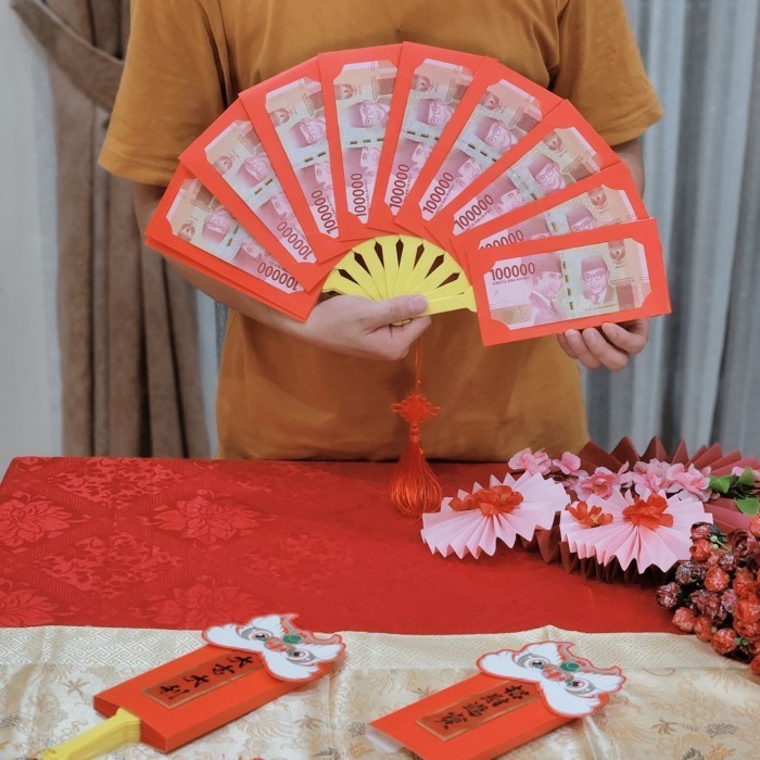 

Angpao Imlek 2023 Model Kipas / Angpao Imlek / Amplop Angpau