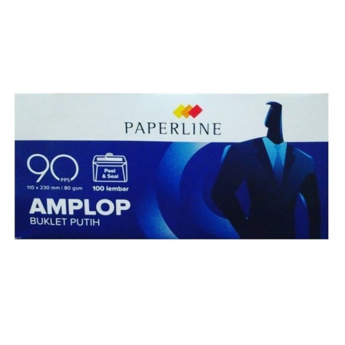 

Amplop Paperline 90 Pps Putih Polos / Amplop Panjang