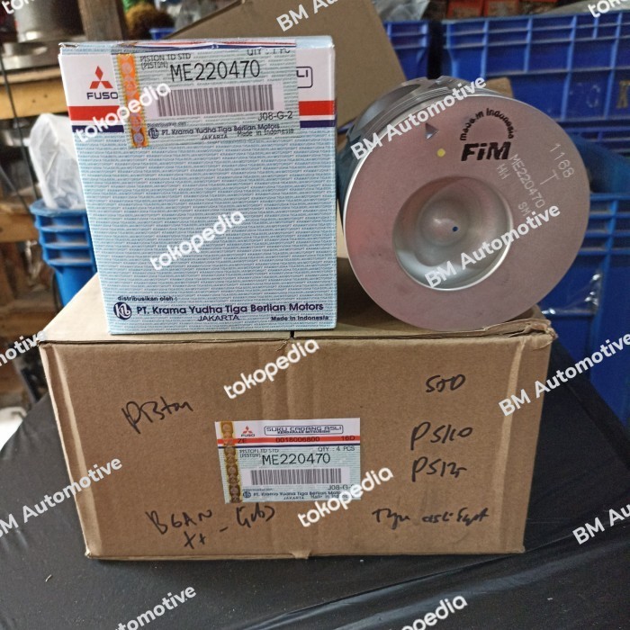 ✅Baru Piston Assy/Seher Mitsubishi Canter/Hdx Ps110/125/136 Original Std-50 Terbaru