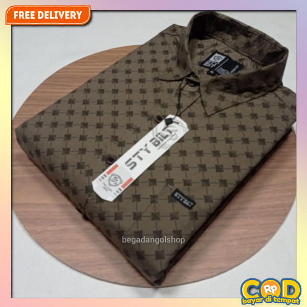 Bj Bahan Atasan Hawai Baju Atasan Cowok Berkualitas Dewasa Keren Jemeja Fashion Lengan Pendek Korea 