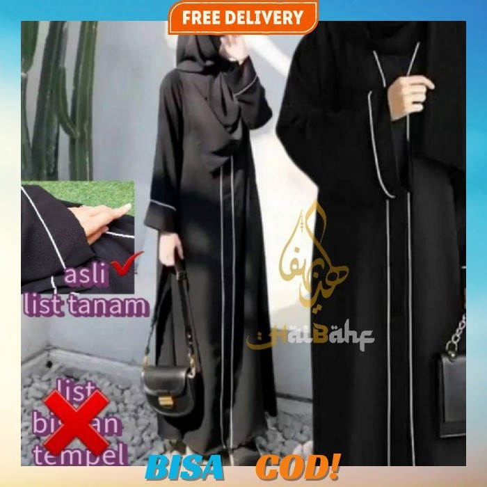 Ghamis Deres Remaja Model Terbaru 2024 Pakean Dres Syari Maxi Dress Panjang Fashion Wanita Dress Baj