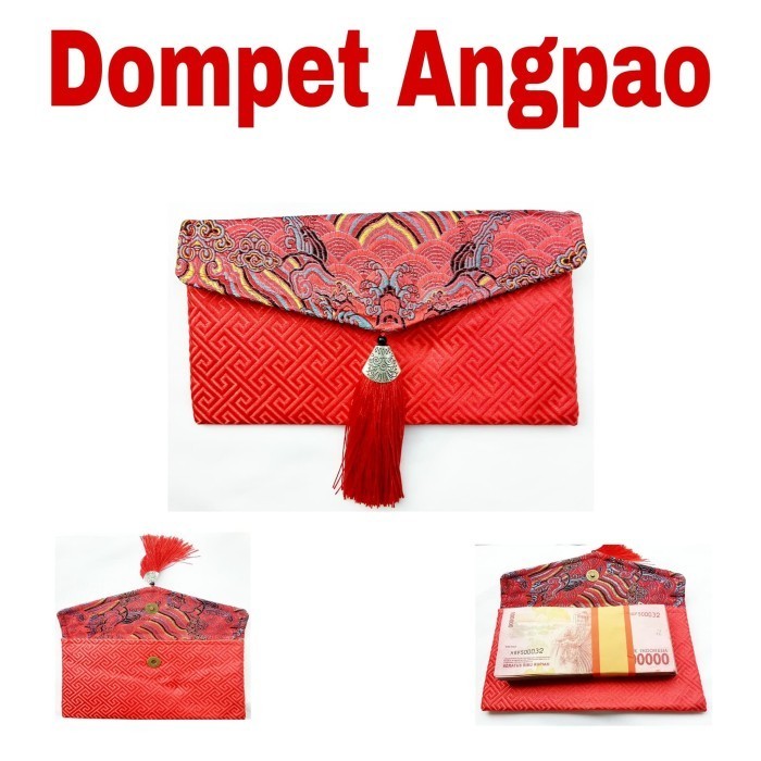 

Angpao Dompet Kain Tebal -Amplop Imlek-Angpao Gong Xi Fa Cai - Satuan