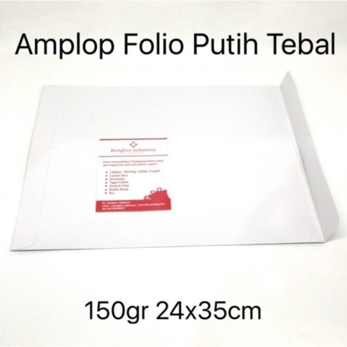 

Amplop Folio Putih Tebal 24X35Cm