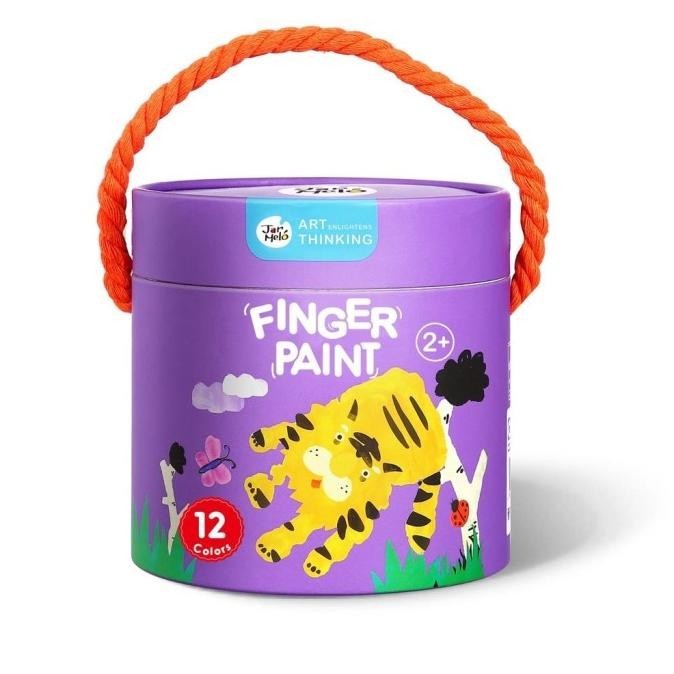 

Joan Miro Finger Paint Set 12 Colours| Jar Melo Non-Toxic Finger Paint