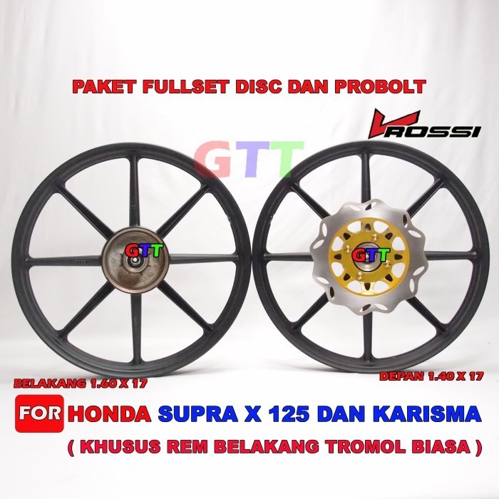 VELG RACING VROSSI MA SUPRA X 125 REM BELAKANG PALANG 8