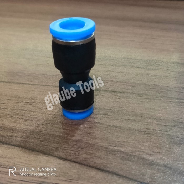 PG 10-12 Fitting Nepel Angin Reducer Kombinasi Lurus 12mm Ke 10mm PG12
