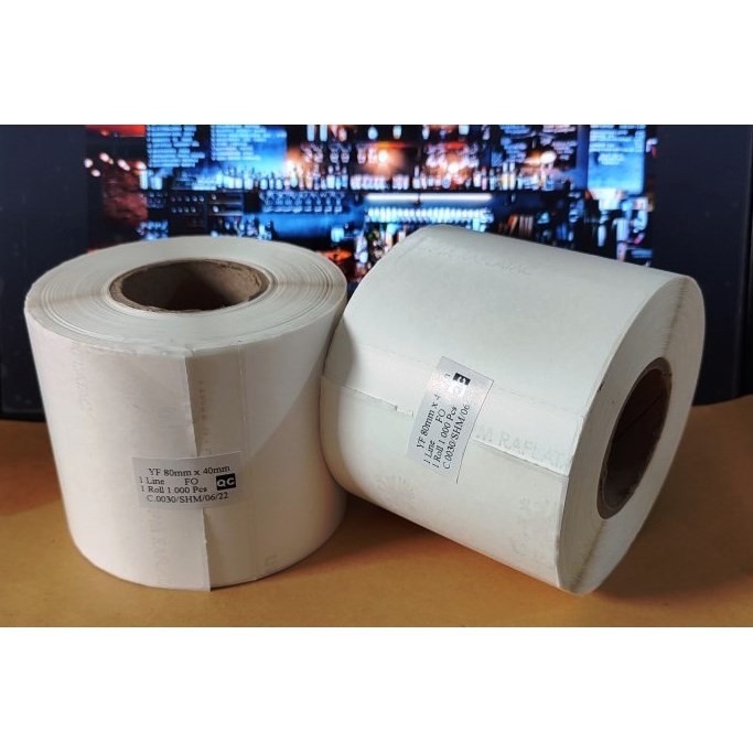 

Label Stiker Yupo 80X40 Mm Anti Air Synthetic Yufo 80 X 40 Vinyl