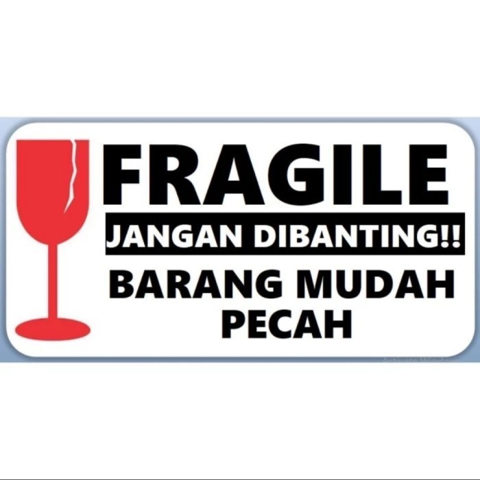 

Sticker 1 Roll 950Pc Stiker Packing Craft Label Fragile Video Unboxing