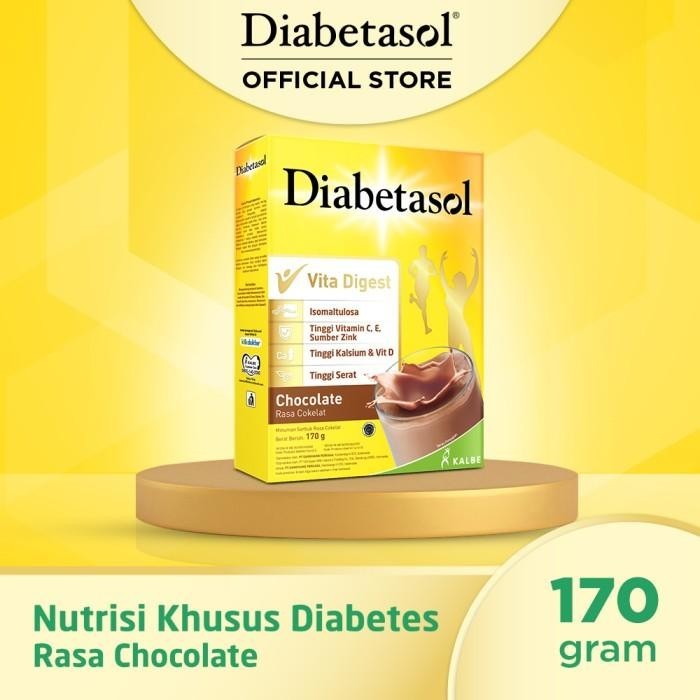 

TERBAIK DIABETASOL CHOCOLATE 170G