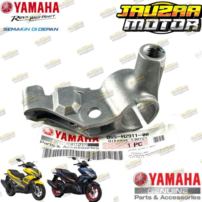 DUDUKAN SPION RUMAH HANDLE REM KIRI AEROX 155 OLD NEW SOUL GT 125  B65-H2911-00 ORIGINAL YAMAHA