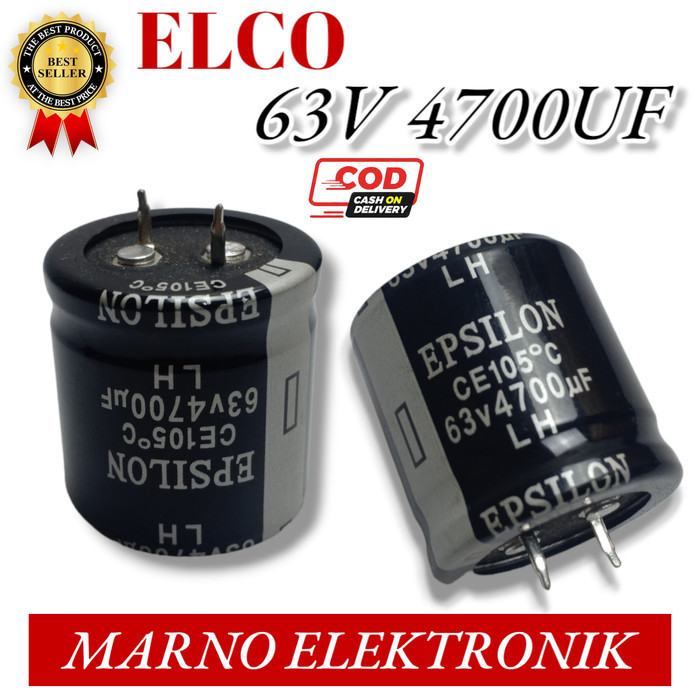 Capasitor Kapasitor Elco 63V 4700Uf 63V4700Uf Asli Ori Original Best