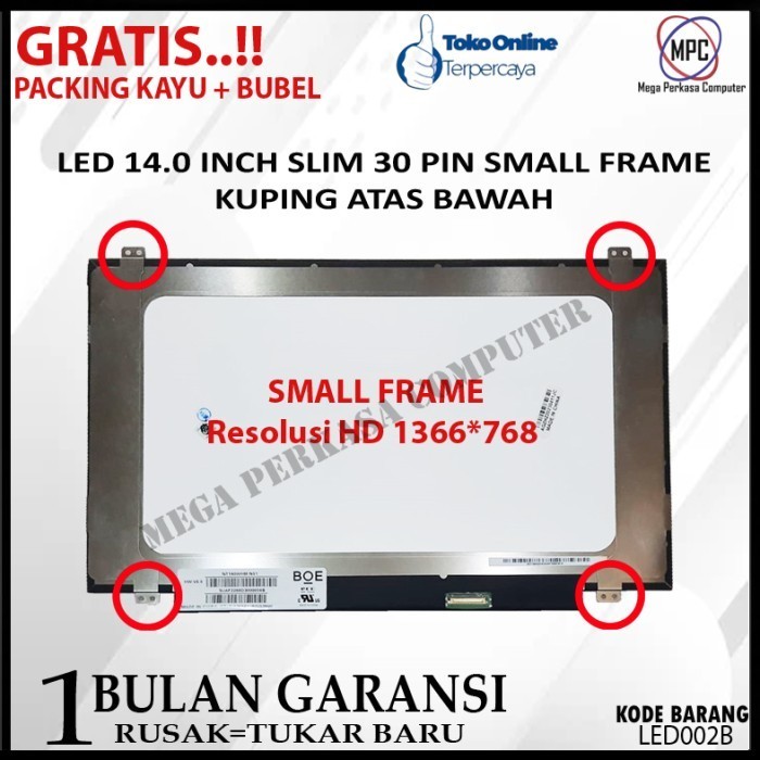 Led 14 Inc Slim 30 Pin Small Frame Best