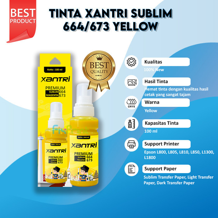 Tinta Sublim 664 Sublime Ink Sablon Epson R230 1390 T60 L800 L1300 Best