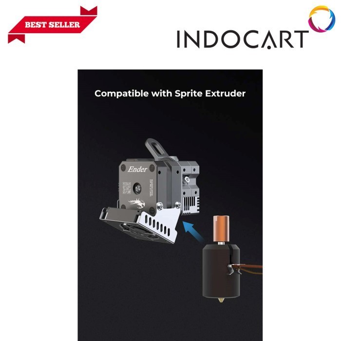 Indocart 3D Printer Creality Parts Ceramic Heating Kit-Sprite Extruder Best