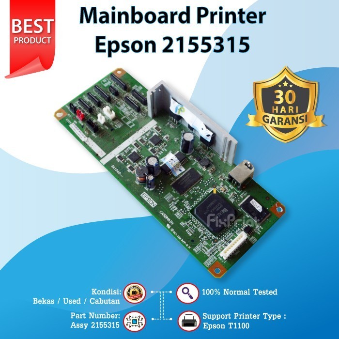 Board Printer Epson T1100, Mainboard Epson T1100 Bekas Like New Best