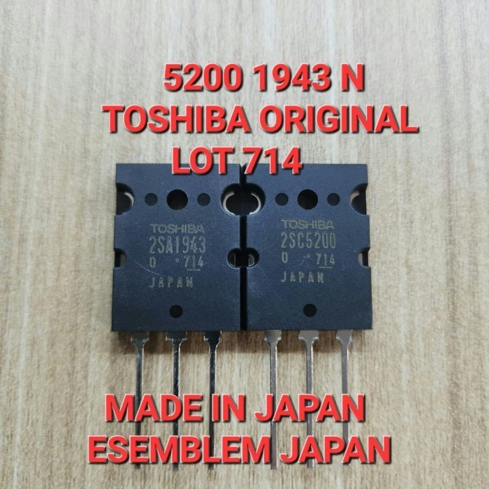 Transistor A1943/C5200 C5200 Sa1943 Original2 C5200 A1943 Best