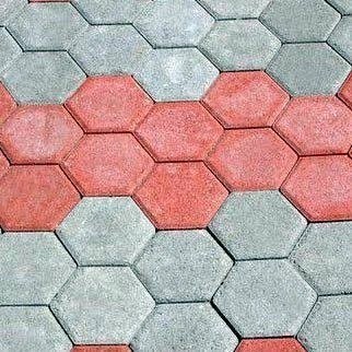 Paving Blok / Paving Block / Paving / Konblok Model Hexagon / Segi 6 Best