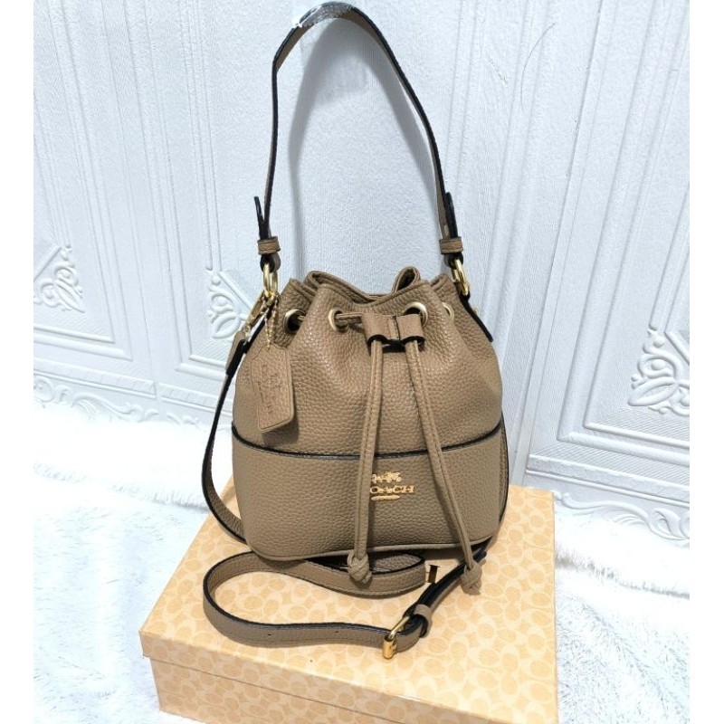 [BEAUTY LR COLLECTION] Free Box Tas serut Tas jingjing COAACH + paperbag