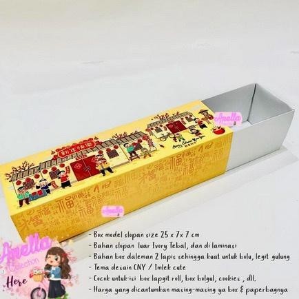 

TRY Box & Paperbag Lapgit Gulung / Bolu gulung Tema CNY / Imlek TERLARIS