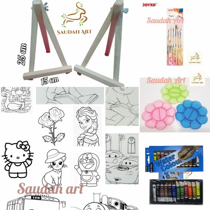 

Terbaru Paket Lukis Sketsa Lengkap (Kanvas Sketsa,Palet,Kuas,Cat Air B,Easel) Promo Terlaris