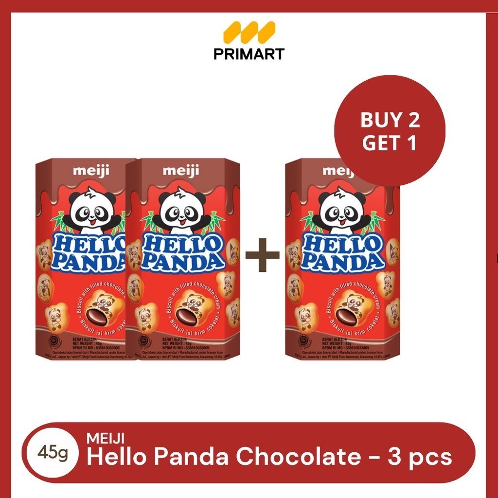 

Meiji Hello Panda Chocolate Bersalut 45gr Buy 2 Get 1 Free