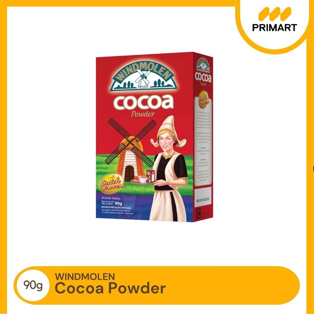 

Wind Molen Cocoa Powder Coklat Bubuk Bahan Kue 90g