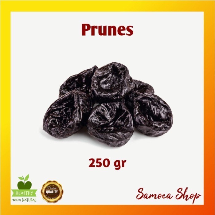 

Mazin - Dried Prunes Buah Plum Kering Cemilan Sehat Kemasan 250Gr