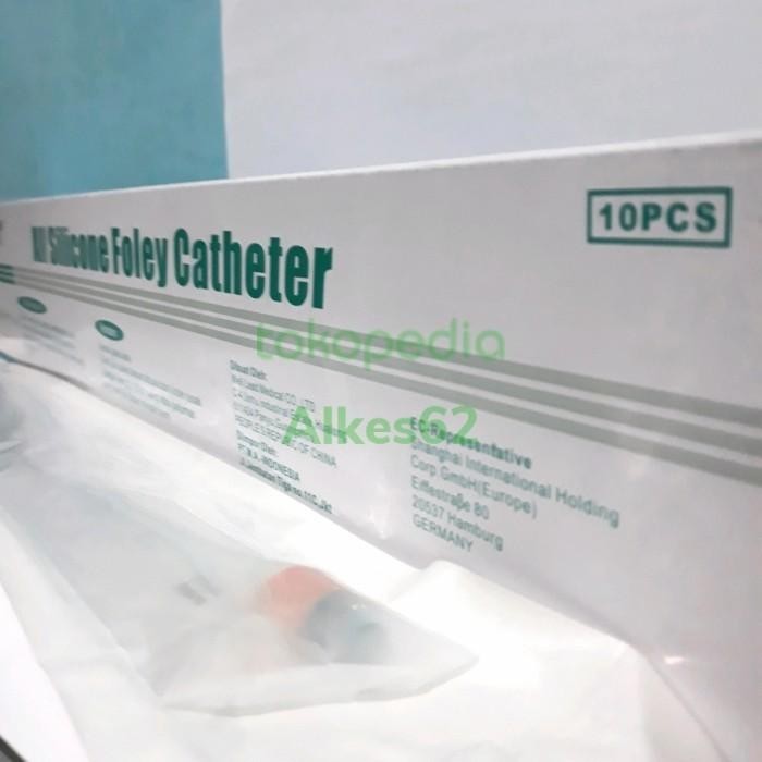 Foley Catheter Silicon Fole Kateter Cilicon No 14 16 18 Selang Kencing