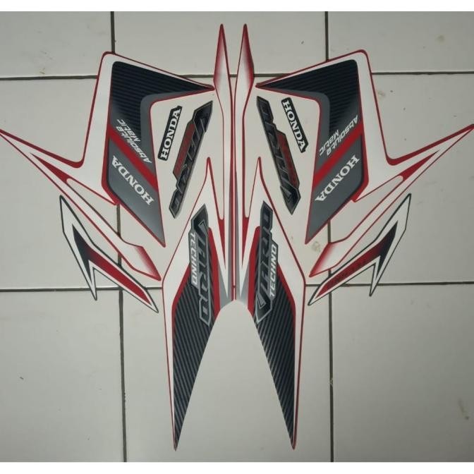 Promo Stiker List Striping Body Vario Techno 110 Karbu 2011