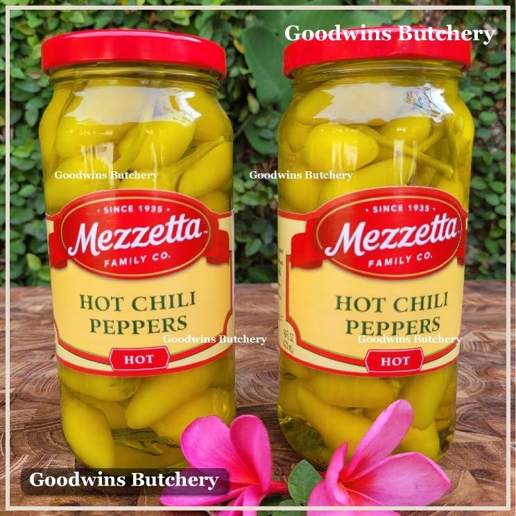 

Orenjuicis - Mezzetta Hot Chili Peppers Pile Usa 16Fl.Oz 473Ml Acar Cabe