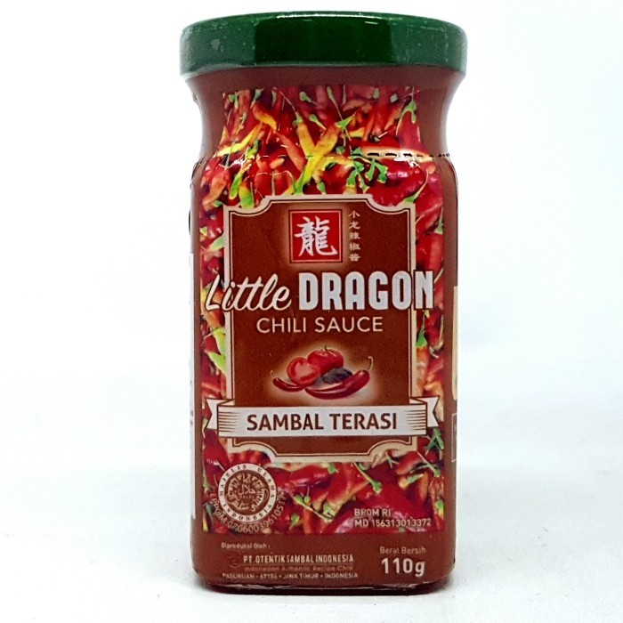 

@=@=@=@=] LITTLE DRAGON SAMBAL TERASI 110gr TRASI PEDAS SAMBEL HALAL MUI PEDES