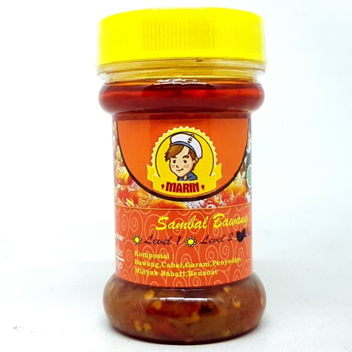 

.........] MARIN SAMBAL BAWANG 150gr SAMBEL MIRIP BU RUDY SURABAYA HALAL MUI