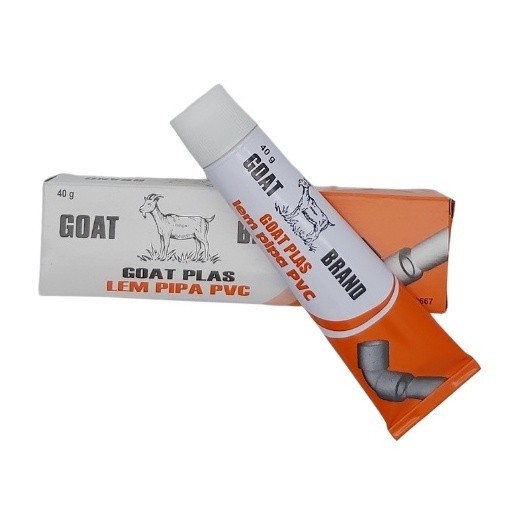 

Lem Pipa Air Tube Odol Lem Pipa PVC Goat Plas 40 gram