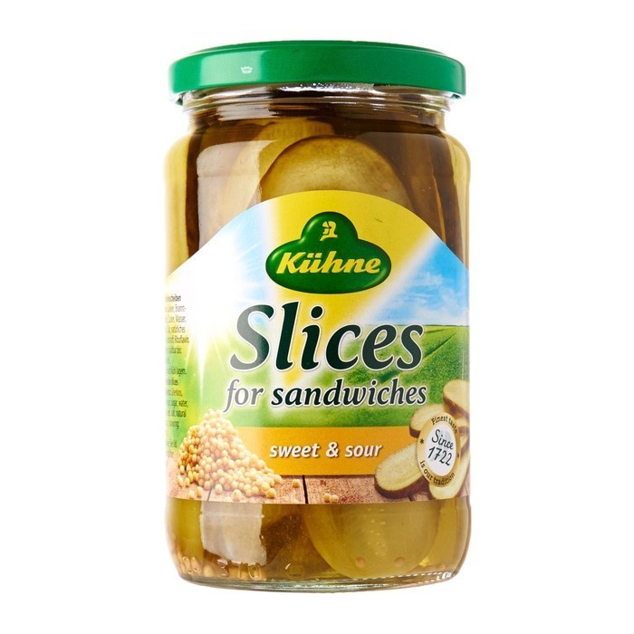 

Kuhne Sweet Sour Pile Slices For Sandwiches Acar Timun Ketimun Manis
