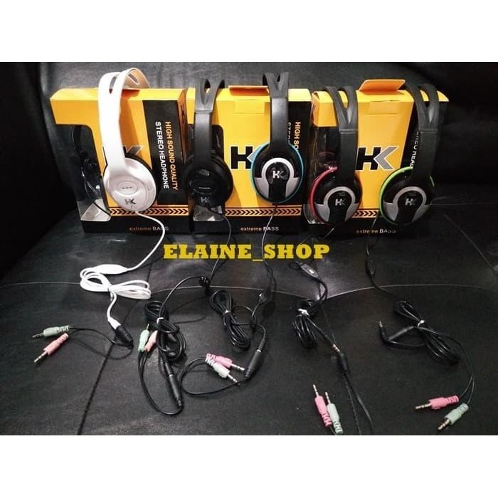 NEW HEADSET/HANDFREE HK BANDO BESAR+MIC SUPER BASS