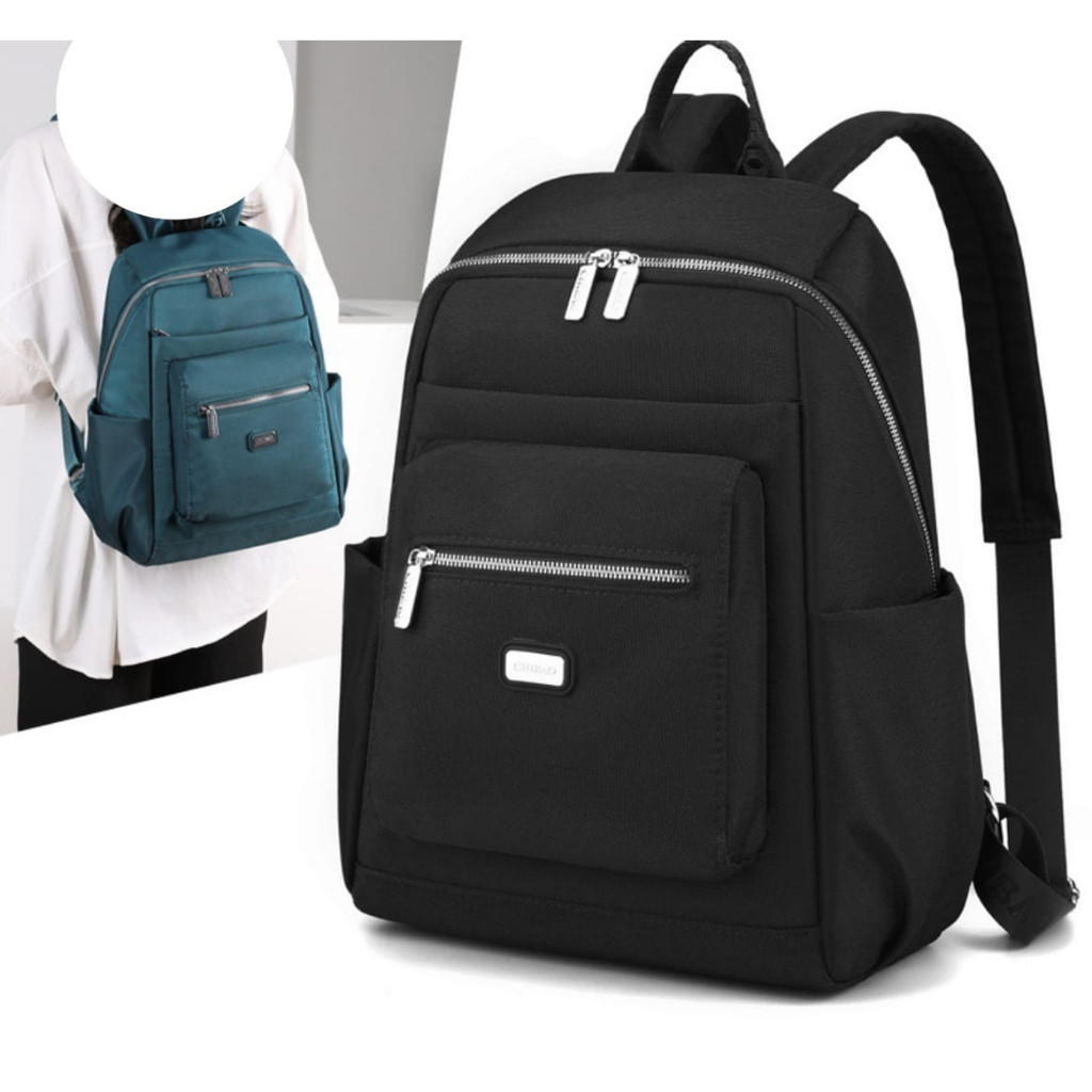 TAS LAPTOP KUAT ANTI AIR // RANSEL WANITA IMPORT CHIBAO MUAT LAPTOP 14 INCH 107#