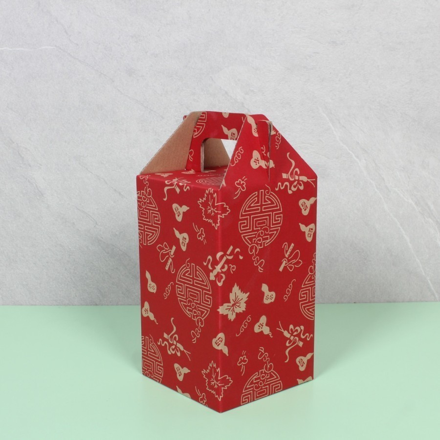 

10 Pcs Dus Jinjing Box isi 3 Toples 250 gr Merah Imlek uk 12 x 12 x 20 cm