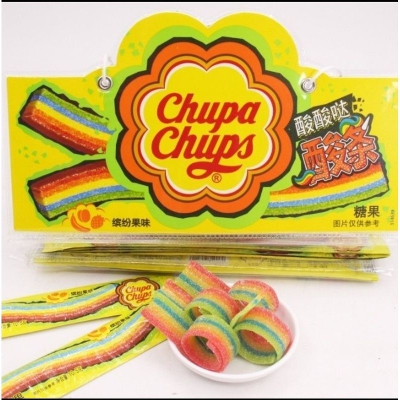 

Chupa Chups Sour Belt Permen Kunyah Aneka Rasa Buah