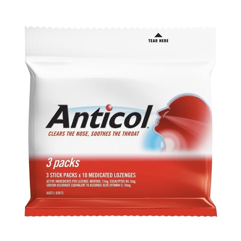 

Nestle Soothers Anticol Buttermentol Butter-Menthol Lozenges Multipa 3 X 10 Pas ( Permen Pelega