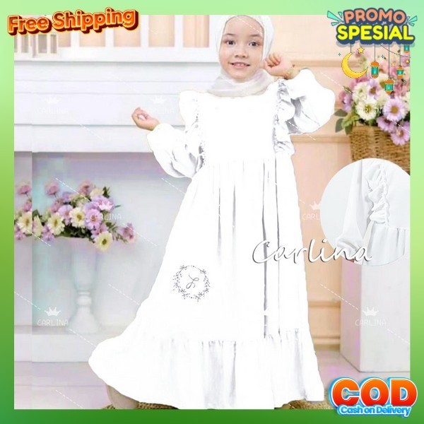 Pakean Sar'I Terbaru Pakaian Dress Maxy Tanggung Muslimah Busana Santai Sehari Hari Gamia Ansk Modis