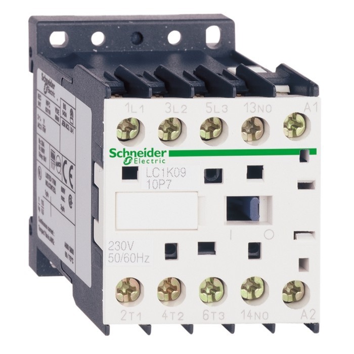 SCHNEIDER 3P CONTACTOR 6A AC3 2.2KW 1NC 220V