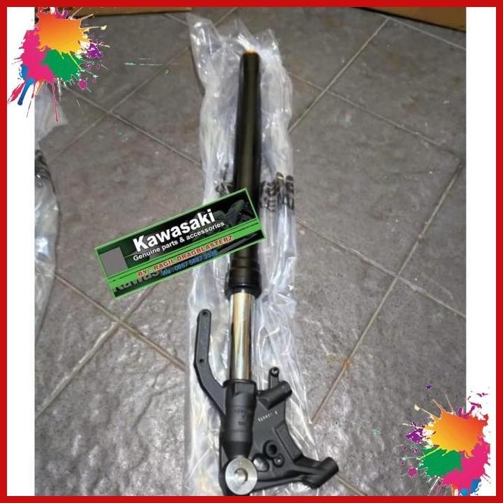 SHOCK UPSIDE DOWN SHOCK USD DEPAN ZX25 ZX25R KANAN ORIGINAL KAWASAKI [RGL]